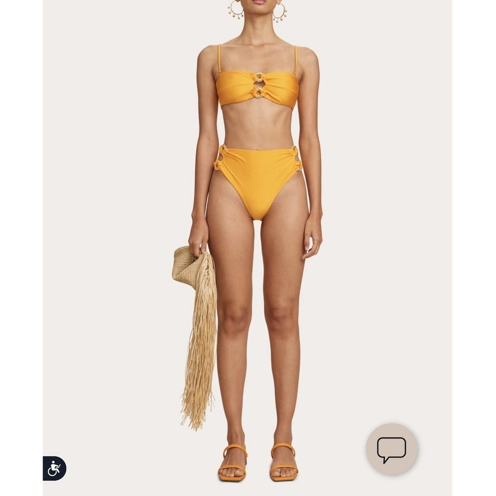 Cult Gaia Pisa Bikini Bottom NEW Marmalade Women's Size Medium $179 MSRP Beach